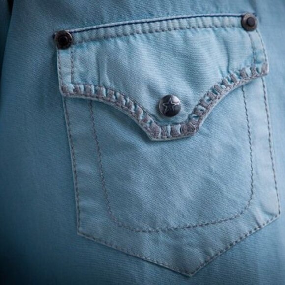 Ryan Michael Navy Men's iconic Shirt M1029c - Picture 5 of 7